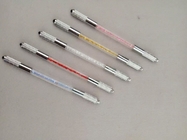 قيمت عمده فروشی دوقلوی تاتو دستی قلم کریستال اکریلیک میکروبلیدینگ قلم آرایش دائمی برای ابرو سه بعدی