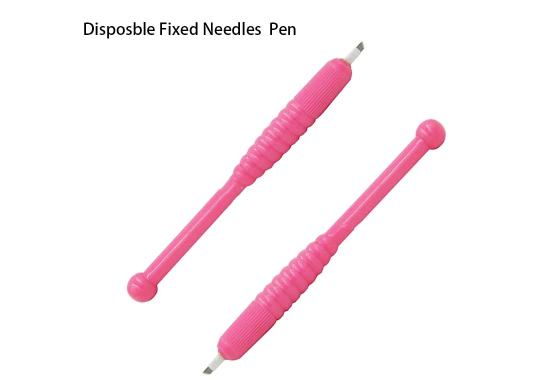 گلدوزی فلزی دستی قلم تاتو ابرو ، قلم تاتو آرایشی دائمی صورتی